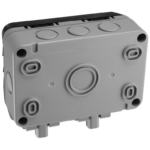 BG Storm IP66 2 Gang Unswitched Socket