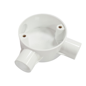 White 25mm PVC Angle Box