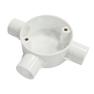 White 25mm PVC Tee Box
