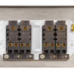 Click Deco Polished Chrome 4 Gang 2 Way Light Switch