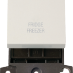 Polar White 20A DP Switch Fridge Freezer