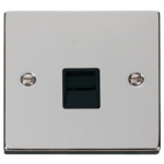 Click Deco Polished Chrome 1 Gang BT Master Socket
