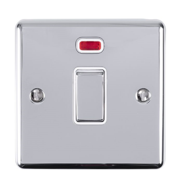 Eurolite Polished Chrome 20A Switch Neon White Insert
