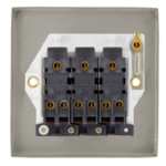 Click Deco Polished Chrome 3 Gang 2 Way Light Switch