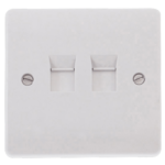 Click Mode 2 Gang Cat5E Socket