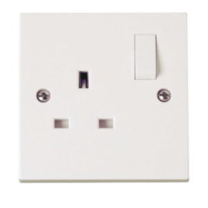 Click Polar 1 Gang DP Switched Socket