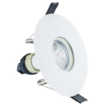 Downlight, Evofire Fire Rated Square IP65, c/w GU10 Holder