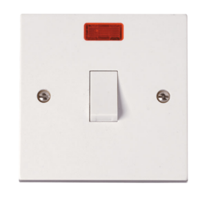 Click Polar 1 Gang 20A DP Switch Neon