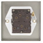 Click Deco Polished Chrome 1 Gang TP Fan Isolator Switch