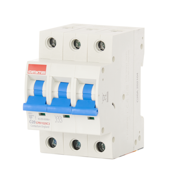 Contactum 20A 10kA Type C TP MCB