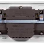 Click Polar 2 Gang USB Switched Socket