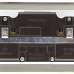 Click Deco Satin Chrome 2 Gang 13A DP Switched Socket
