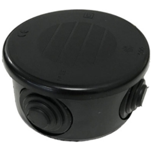 Black WIB6/E IP54 Circular Box