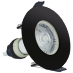 Downlight, Evofire Fire Rated Round IP65, c/w GU10 Holder