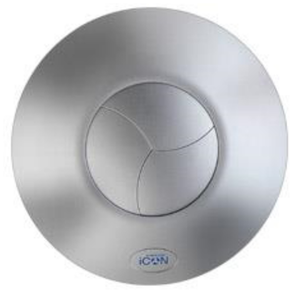Icon 15 Silver Fan Cover