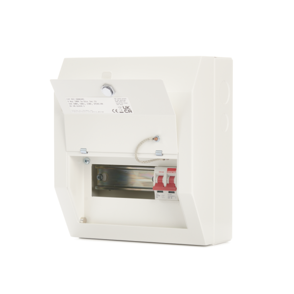 Contactum Metal 6 Way 100A Isolator Consumer Unit