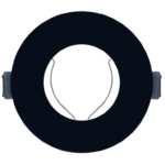 Downlight, Evofire Fire Rated Round IP65, c/w GU10 Holder