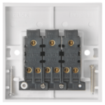 Click Polar 3 Gang 2 Way 10Ax Switch