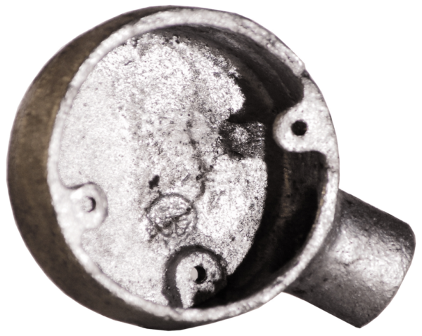20mm Galvanised End Box