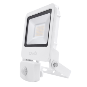 White 30w PIR Floodlight 4000k