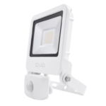 White 30w PIR Floodlight 3000k