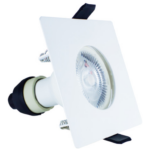 Fire Rated Static Square Downlight with Terminal Block