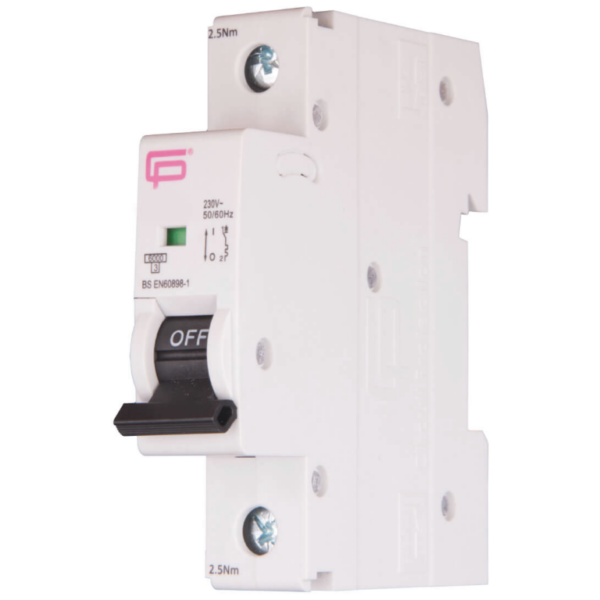 FuseBox 32A 6kA Type B SP MCB