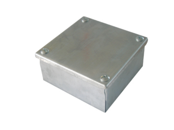 Galvanised 4X4X2 Adaptable Box Knockouts