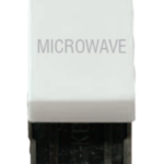 Click White 10Ax DP Switch Module Microw