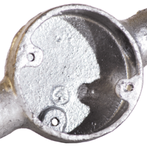 20mm Galvanised Through Box
