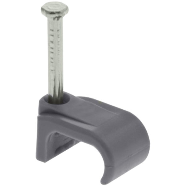 Grey 1-1.5mm T&E Flat Cable Clips (100)