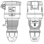 Walther 310406 Coupler 16A 380/415V
